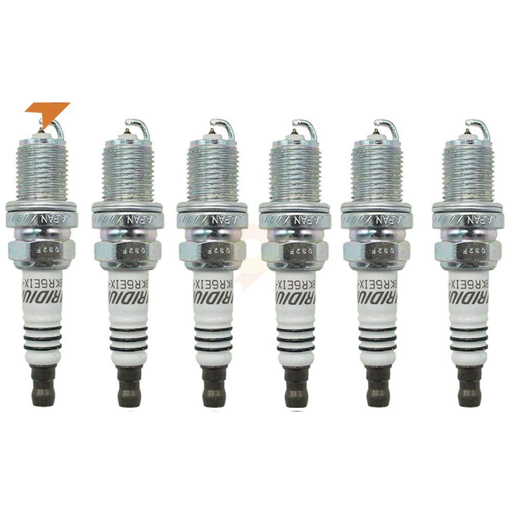 Bujía de iridio BKR6EIX-11 Compatible con Toyota, Acura, Chevrolet, Isuzu, Lexus, Mitsubishi y Nissan. Bujía de Encendido de Repuesto.