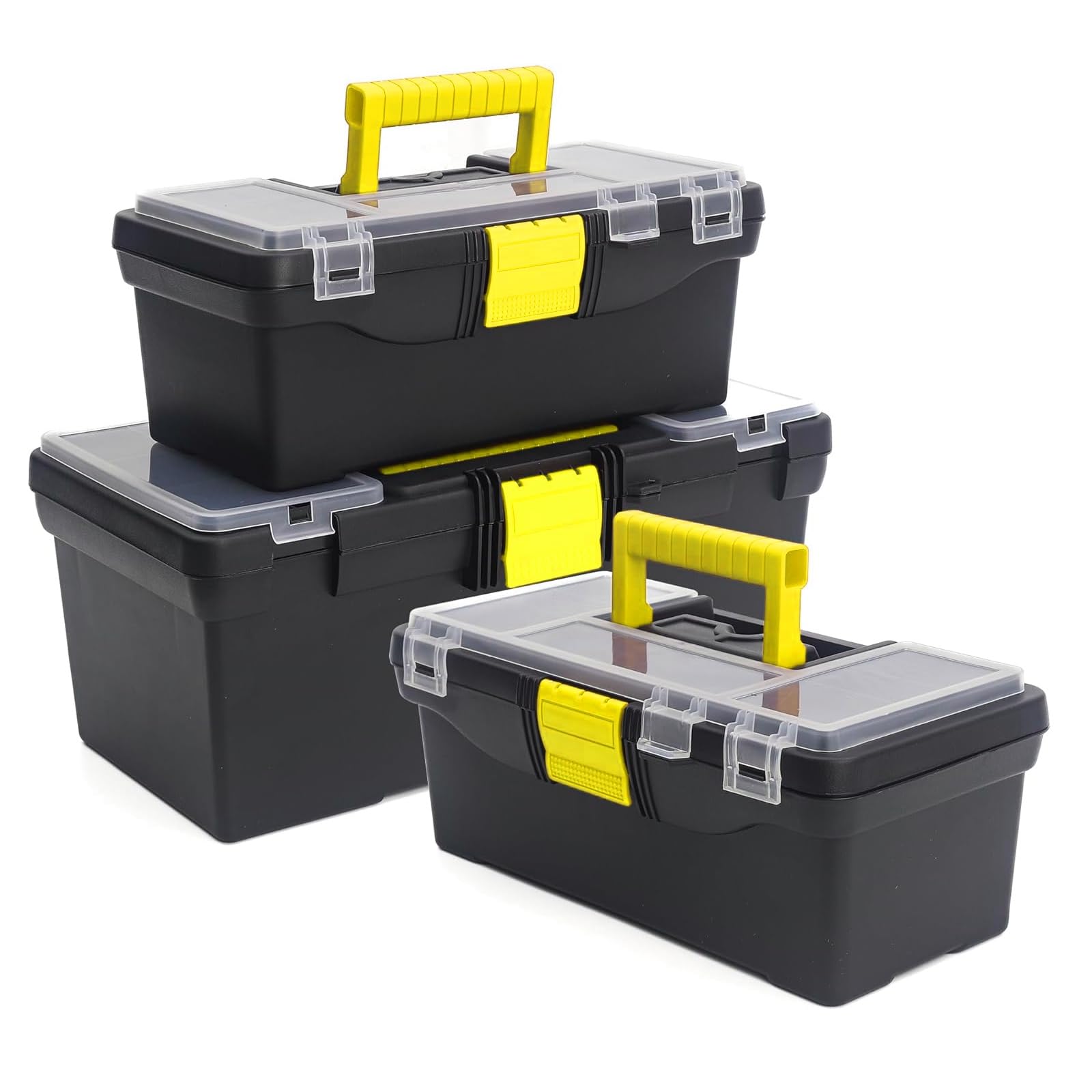 simpa 3PC Organiser Set: Includes a 16" Toolbox, 13" & 10" Tool Organiser