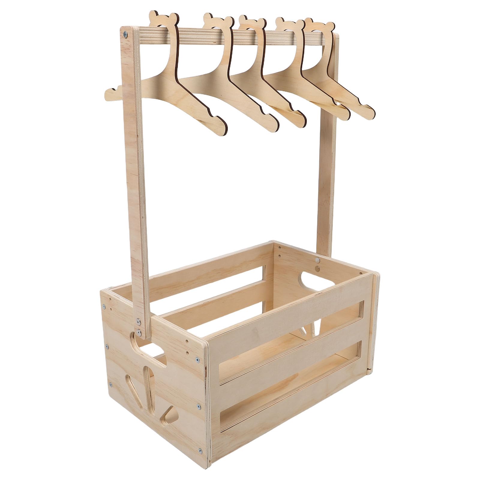 Caisse de rangement bois jouets bébé organisateur suspendu chambre
