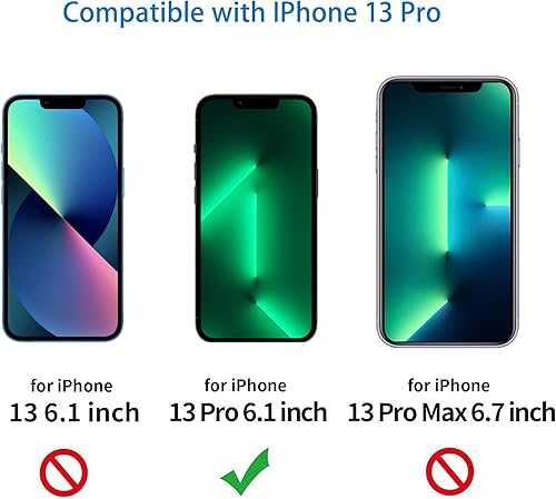 Miniatura 4 de Zgxhga Reemplazo de cristal de pantalla compatible con iPhone 13 Pro Series de 6.1 pulgadas, kit de pantalla de repuesto con herramientas de