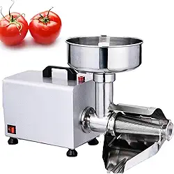 Prensa de Tomate Elétrica Comercial Aço Inoxidável Máquina de Molho e Geleia para Tomate e Frutas