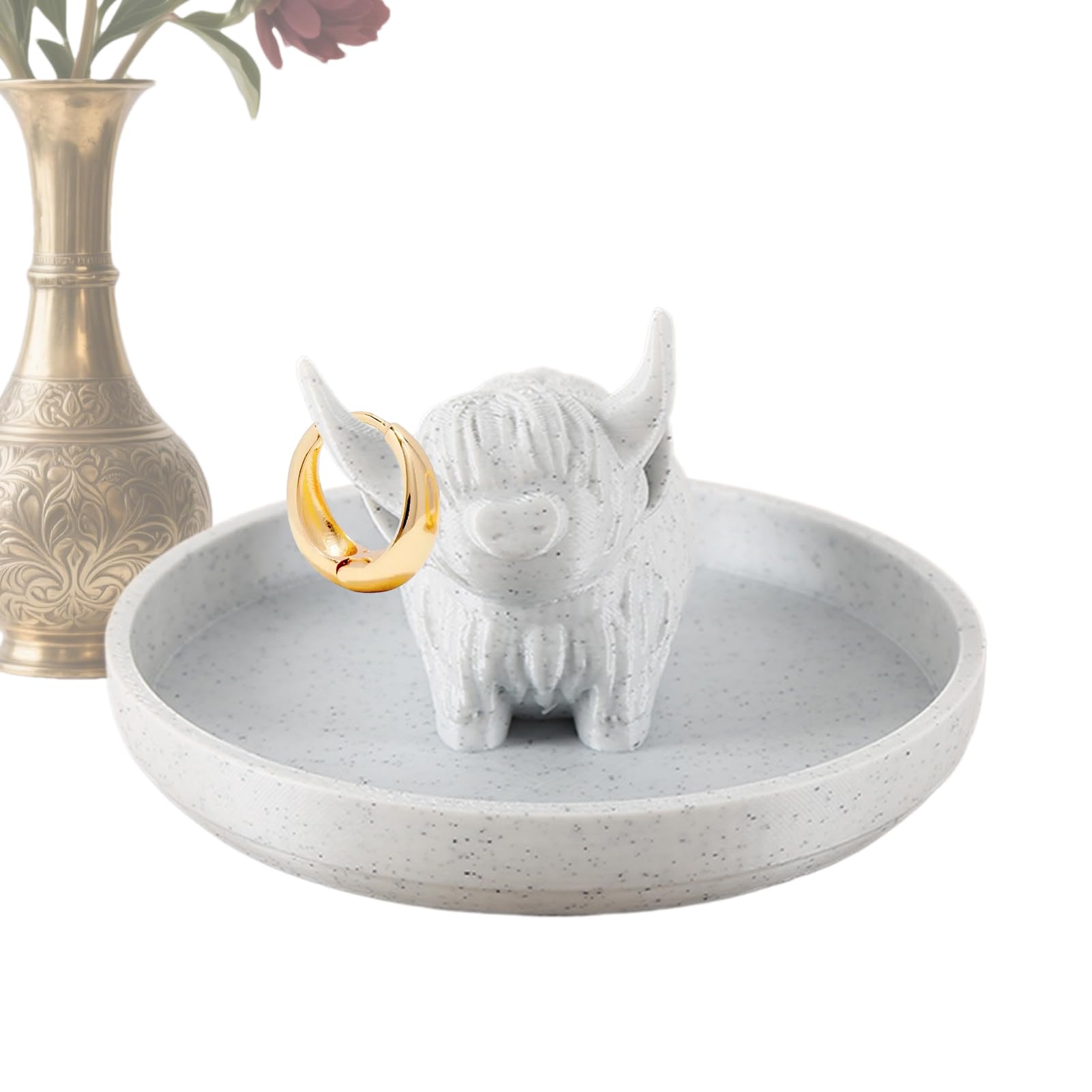 Soporte de joyería de granja para decorar la mesita de noche