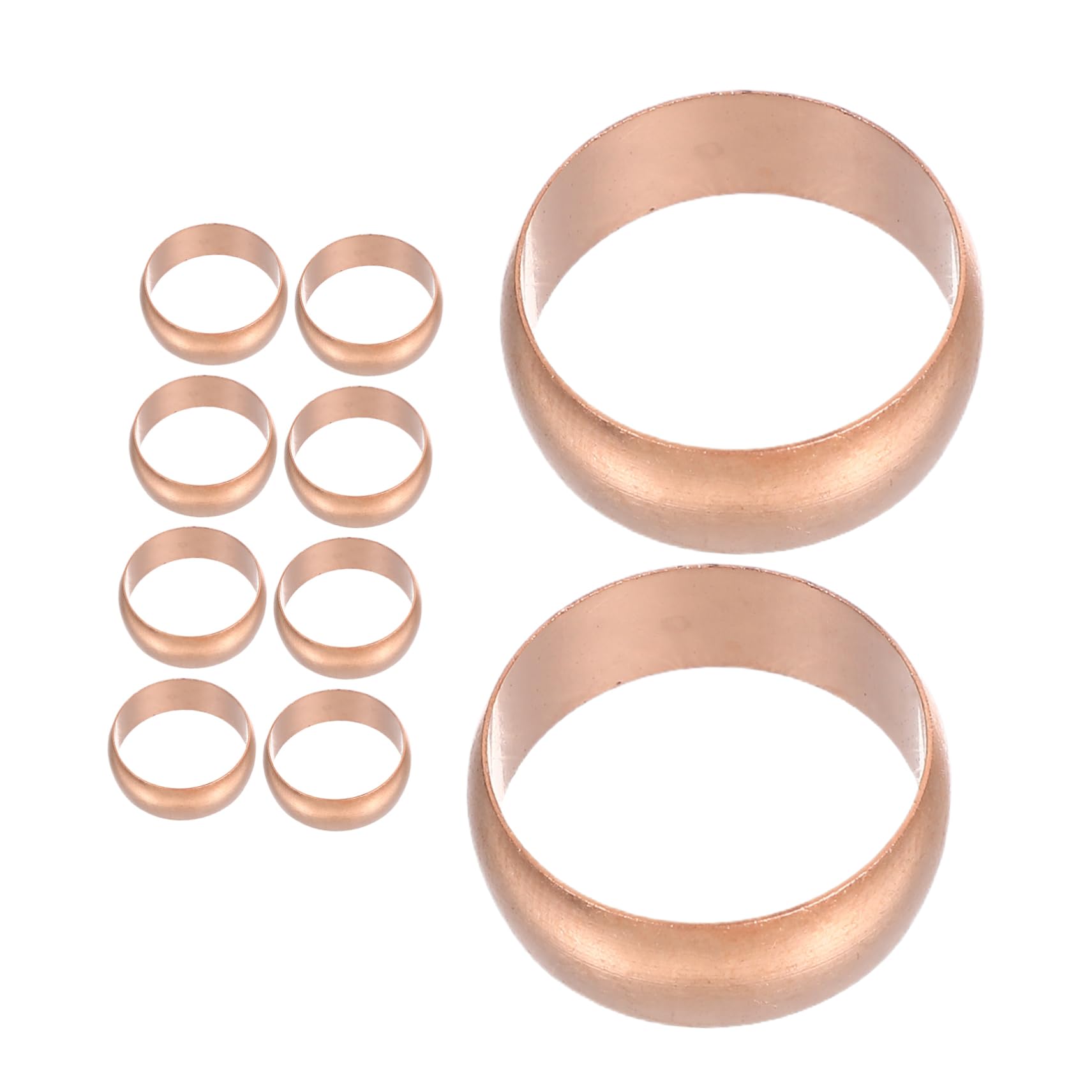 Anillo de sellado de tuberías de petróleo contra fugas, abrazadera de engarce de cobre industrial