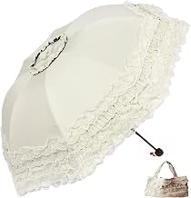 Vintage Lace Parasol Gothic Lolita Umbrella UV Sun Protection Witch Cosplay Photoshoot Props Party Decoration