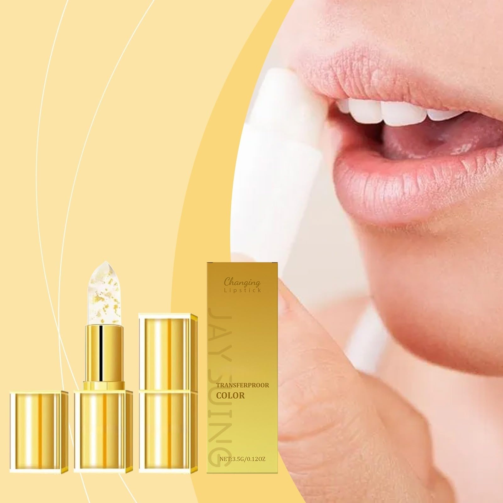 Lipstick, langanhaltender feuchtigkeitsspendender Balm mit Effekt