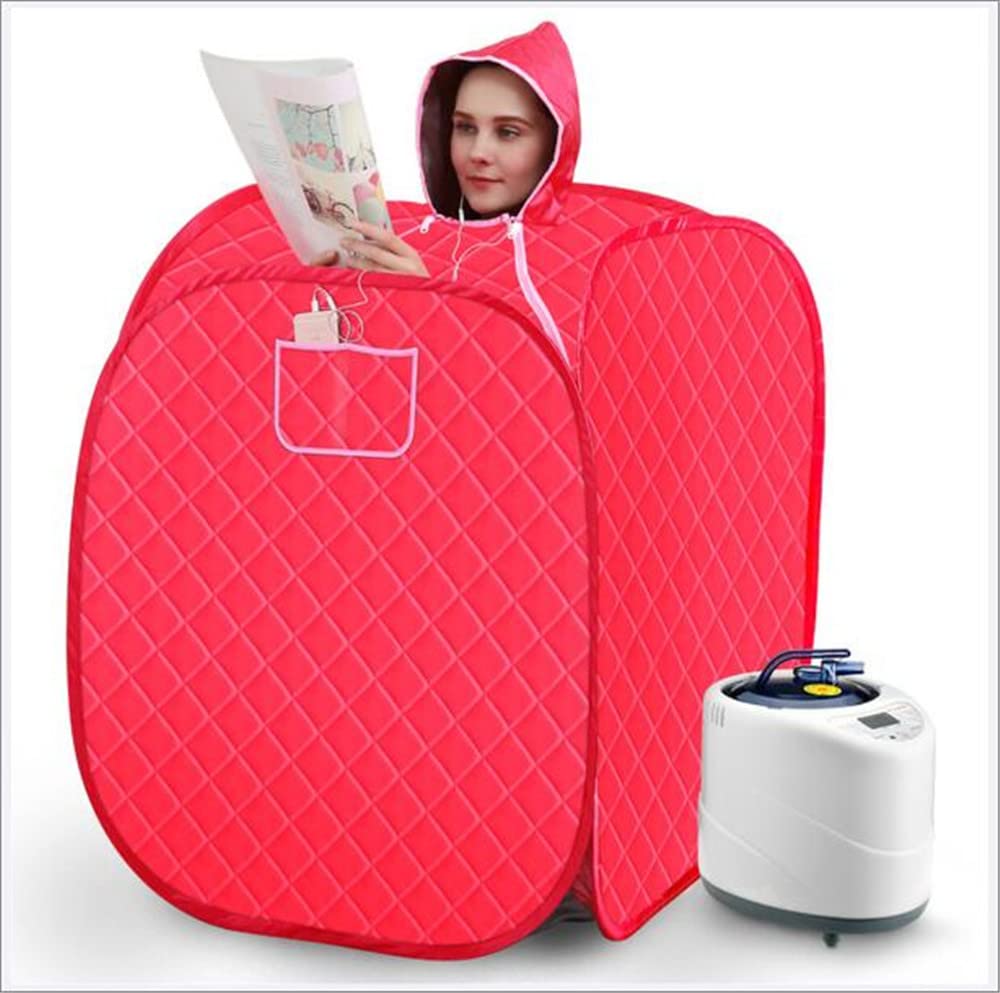 TT GO Mobile Steam Room with Timed, Foldable Sauna Box for Personal Spa Body Heater Detox And Weight Loss 47X30x30 Inches