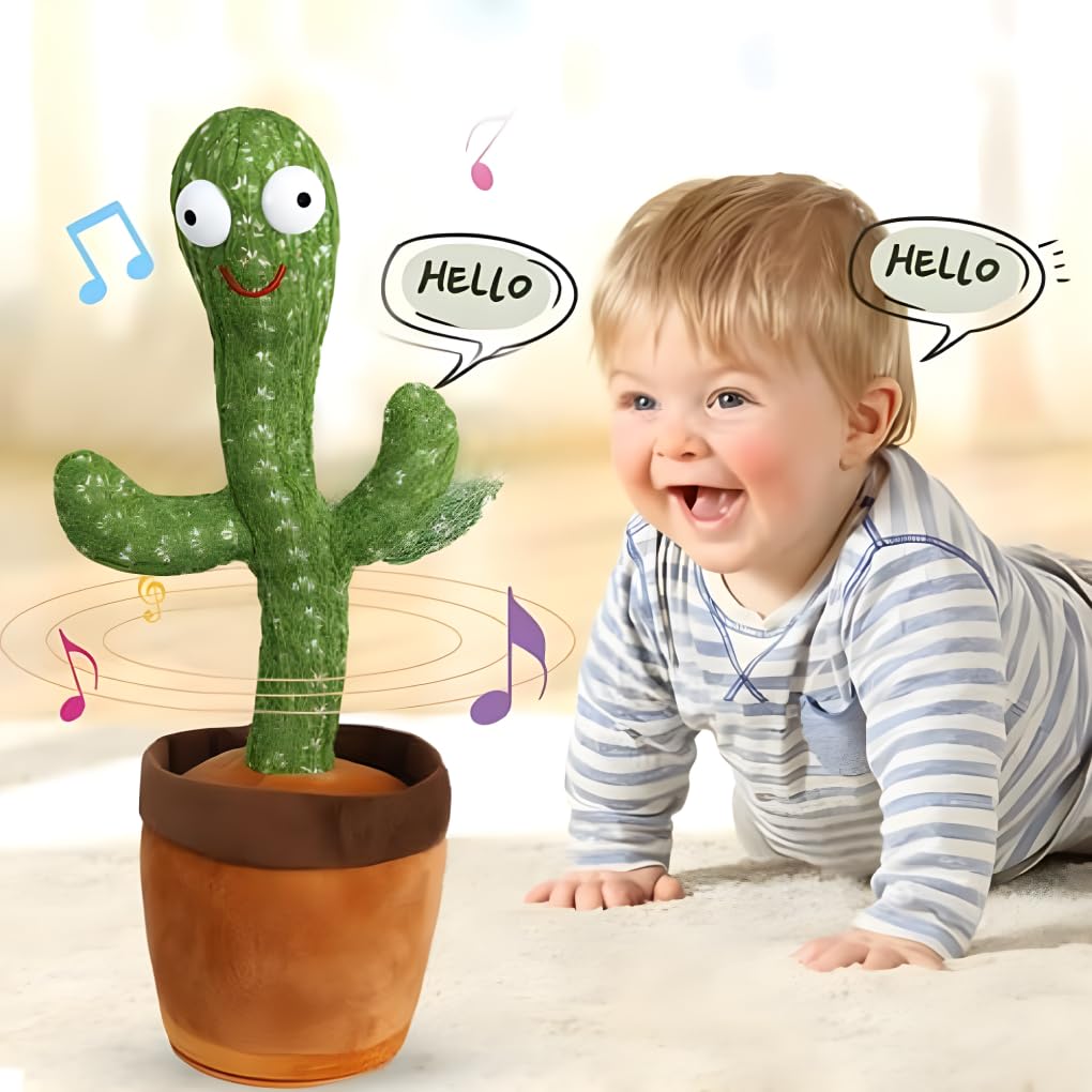 KEENBEY Dancing Cactus Talking Baby Toy for Kids Plus Toys for 1+ Year Old Musical Sound Wriggle & Singing Recording Repeat What You Say Funny Educational Soft Toy for Babies (B0CH8WD62H) Amazon Price History, Amazon Price Tracker