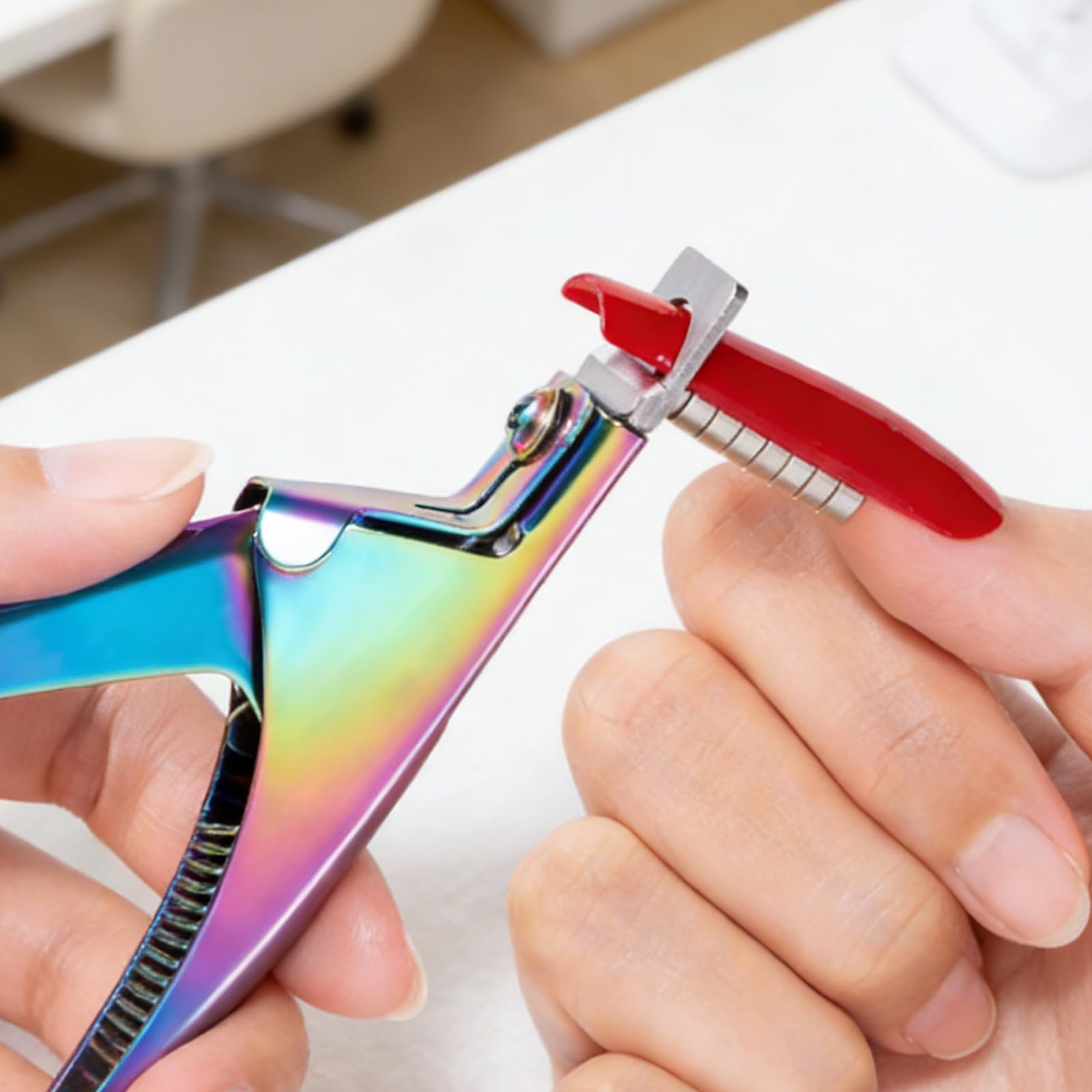 16 Pcs Nail Clippers 1 Nail Clipper 15 Magnets Adjustable Stainless Steel Nail Cutter Trimmer Colorful