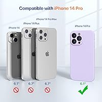 Vista 799 de Miracase Funda diseñada para iPhone 13 Pro Max con protector de pantalla, [forro de microfibra suave antiarañazos], funda protectora de silicona