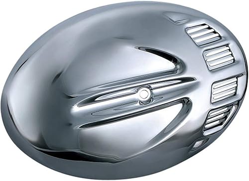Kuryakyn 8407 Scarab - Funda para filtro de aire para motocicletas Harley-Davidson 2001-15, cromada