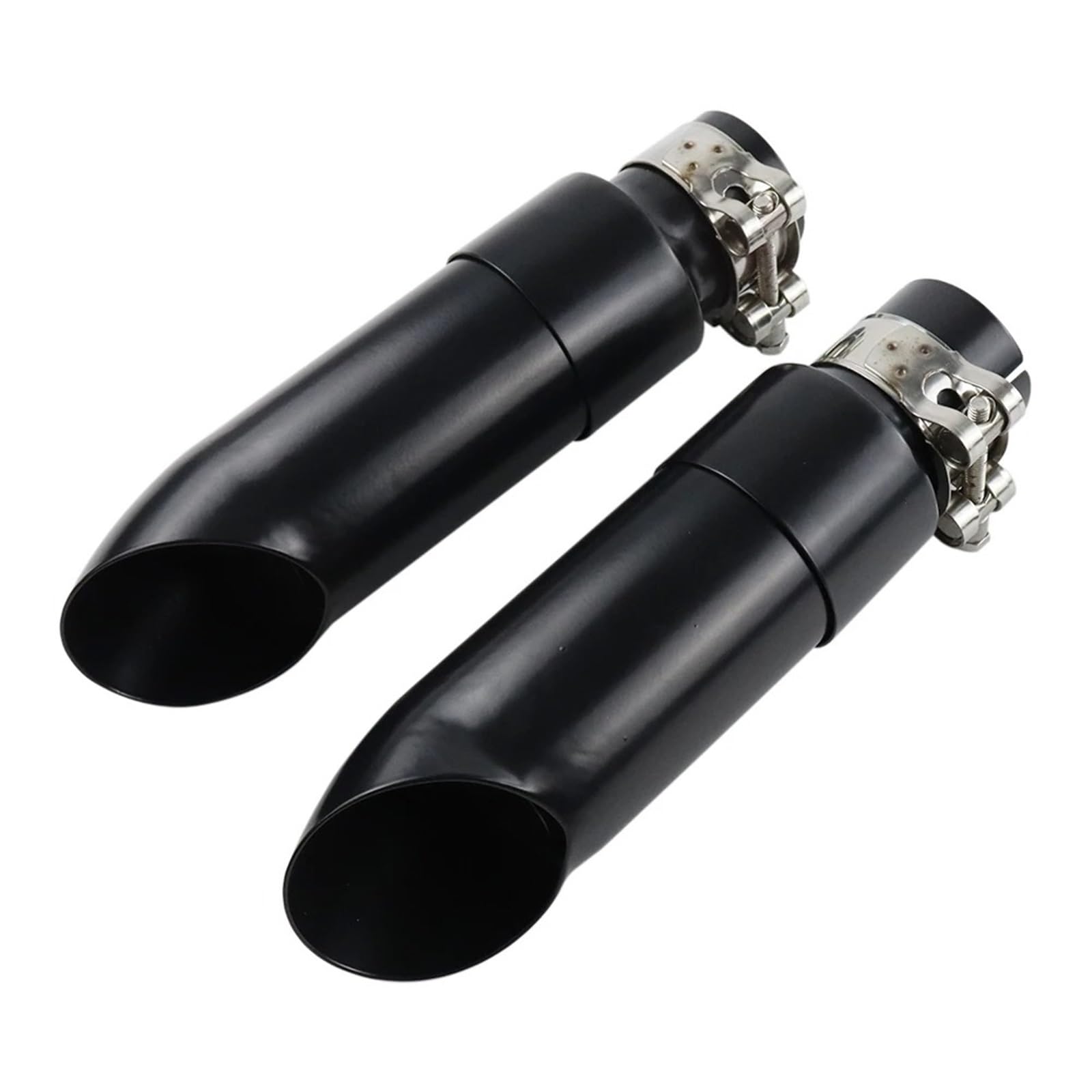 Motorrad-Auspuff Universal Slip on Für Indian Scout Bobber Sixty Für Rogue Twenty 2015-2023 Slip-On Short GP Slip Ons Schalldämpfer Mit DB Killer Schalldämpfer(Black No Muffler)
