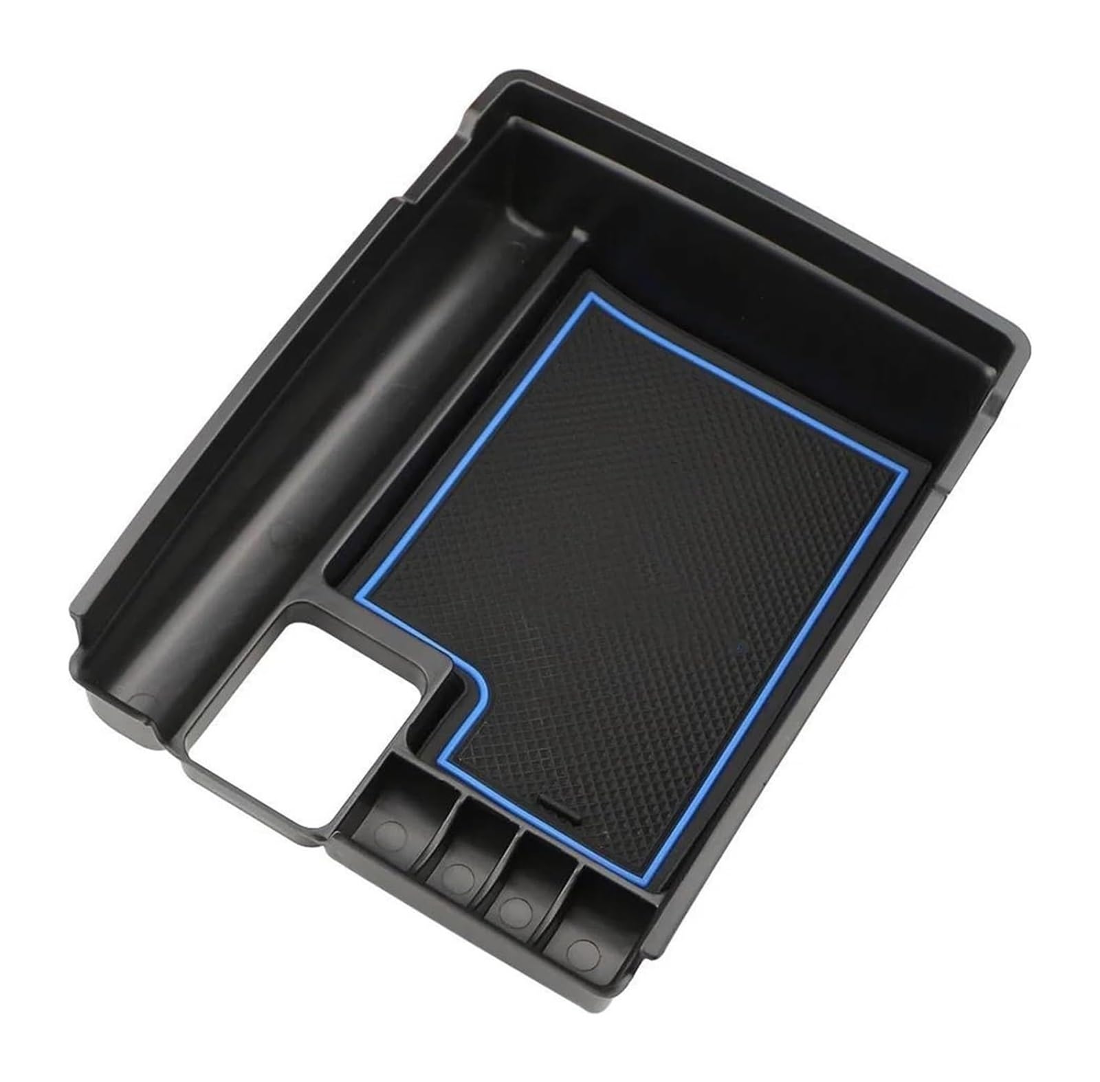 Hckclmbmzw Blue For Nissan For X-Trail For Xtrail T32 For Rogue 2014-2022 Car Armrest Storage Box Central Console Tray Holder Organizer Car Armrest Center Console(Blue)