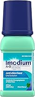 Vista 1 de Imodium Medicamento antidiarreico líquido A-D con clorhidrato de loperamida para ayudar a controlar los síntomas de la diarrea debido a la diarrea