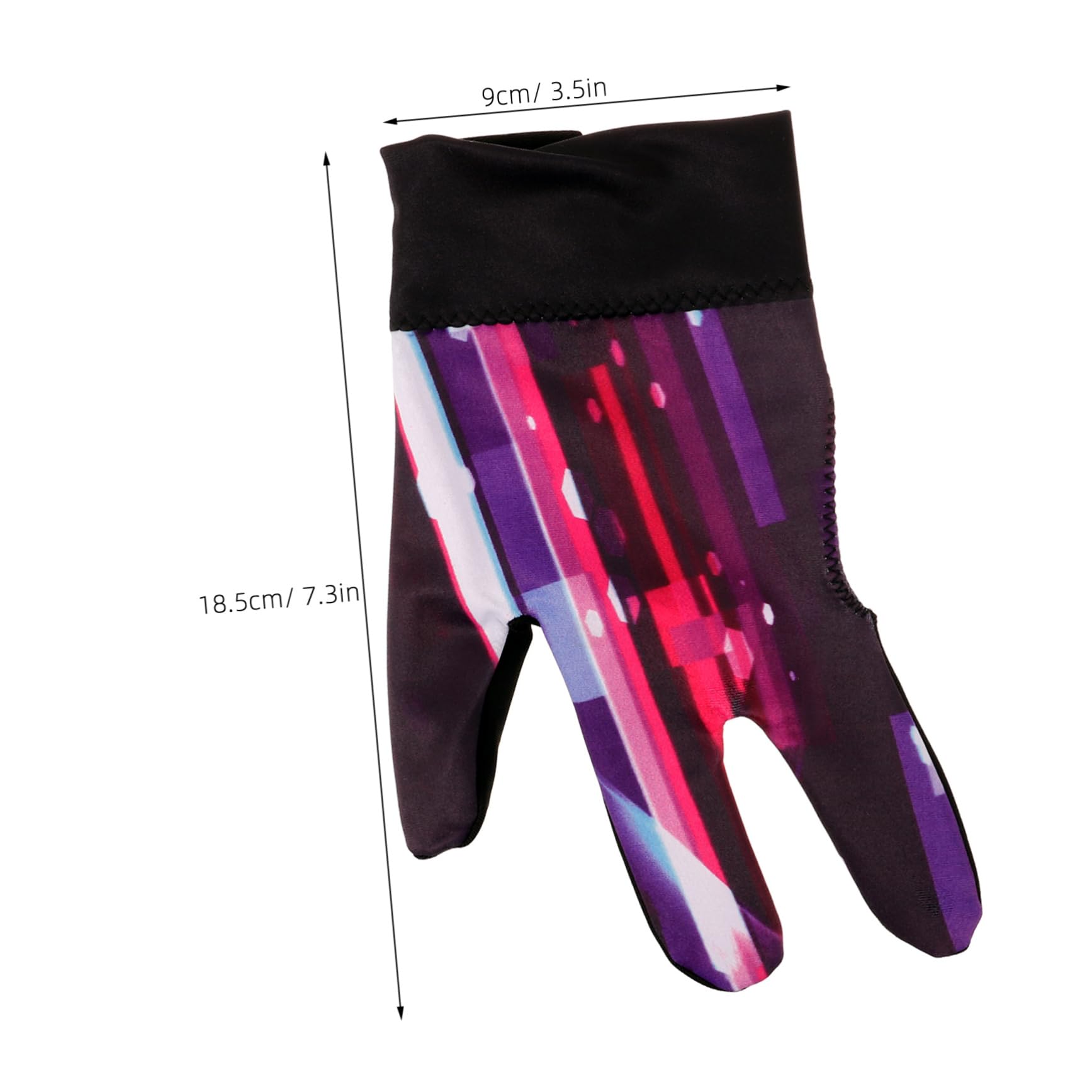 GOOHOCHY Elastic Billiards Gloves for Left Hand Pool Glove Snooker Glove Non-Slip Design Comfortable Sports Gloves