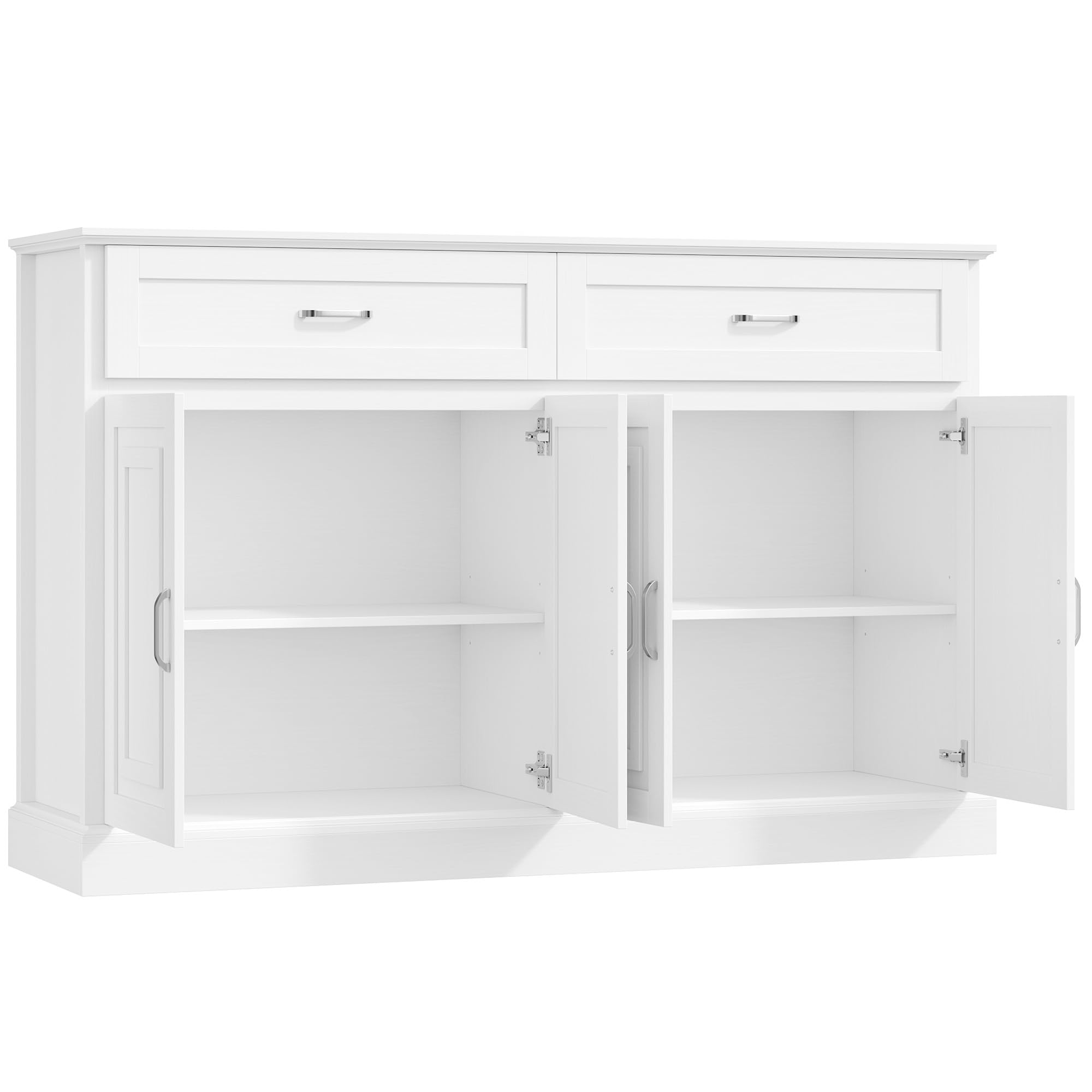 FirFurd Szafka kuchenna z blatem o szerokości 140 cm, biała