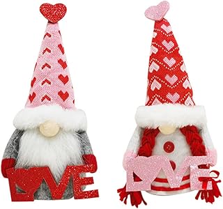 Amosfun 2Pcs Boneca Sem Rosto Decorações De Casamento Lembrancinhas De Casamento De Pelúcia Gnomo Sueco Nisse Valentine Gnomos De Pelúcia Decorações De Pelúcia Bonecos De Noel