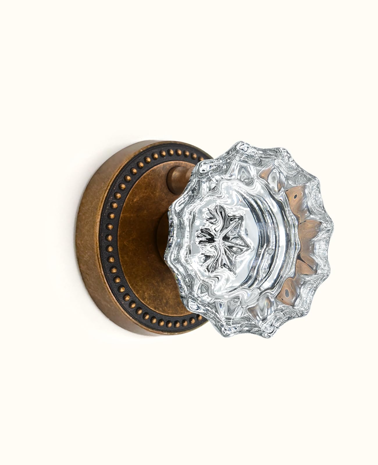 Champagne Bronze Privacy Door Knobs - 6 Pack -7