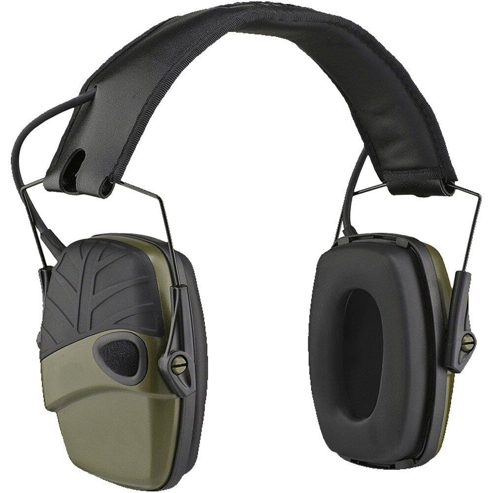 Auriculares con cancelación de Ruido Orejeras montadas en la Cabeza Protectores auditivos Plegables para fabricación de Disparos en la construcción