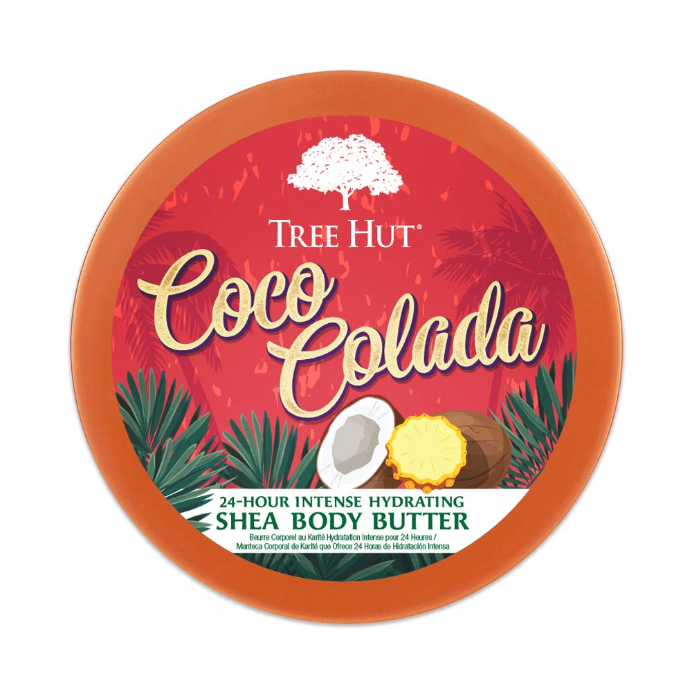 Tree Hut 24 hour Intense Hydrating Shea Body Butter, Coco Colada, 7 Ounce
