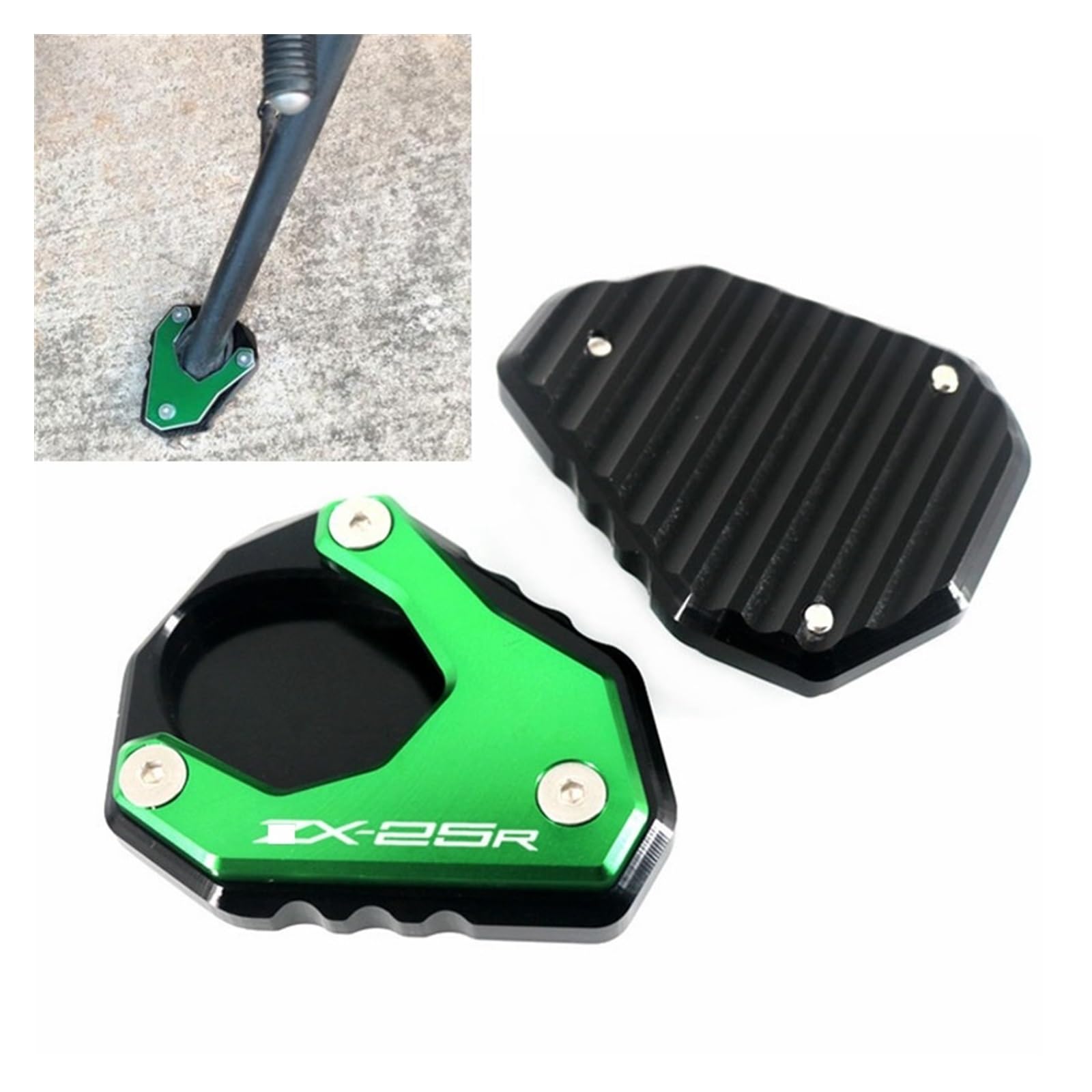 Motorcycle CNC Kickstand Foot Side Stand Extension Pad Support
