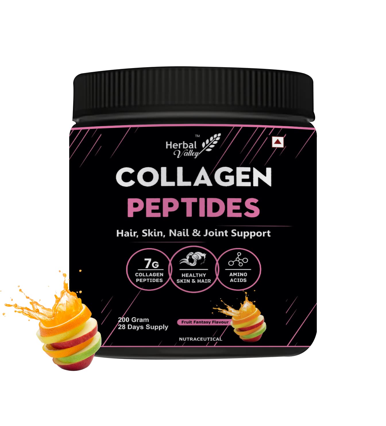 HerbalValley Collagen Peptides Powder | Naturally flavored | Supplement for Healthy & Shiny Hair | Strong Nails | Optimal Skin | Joint Care (Fruit Fantasy) (B0BSV7TDFW) Amazon Price History, Amazon Price Tracker