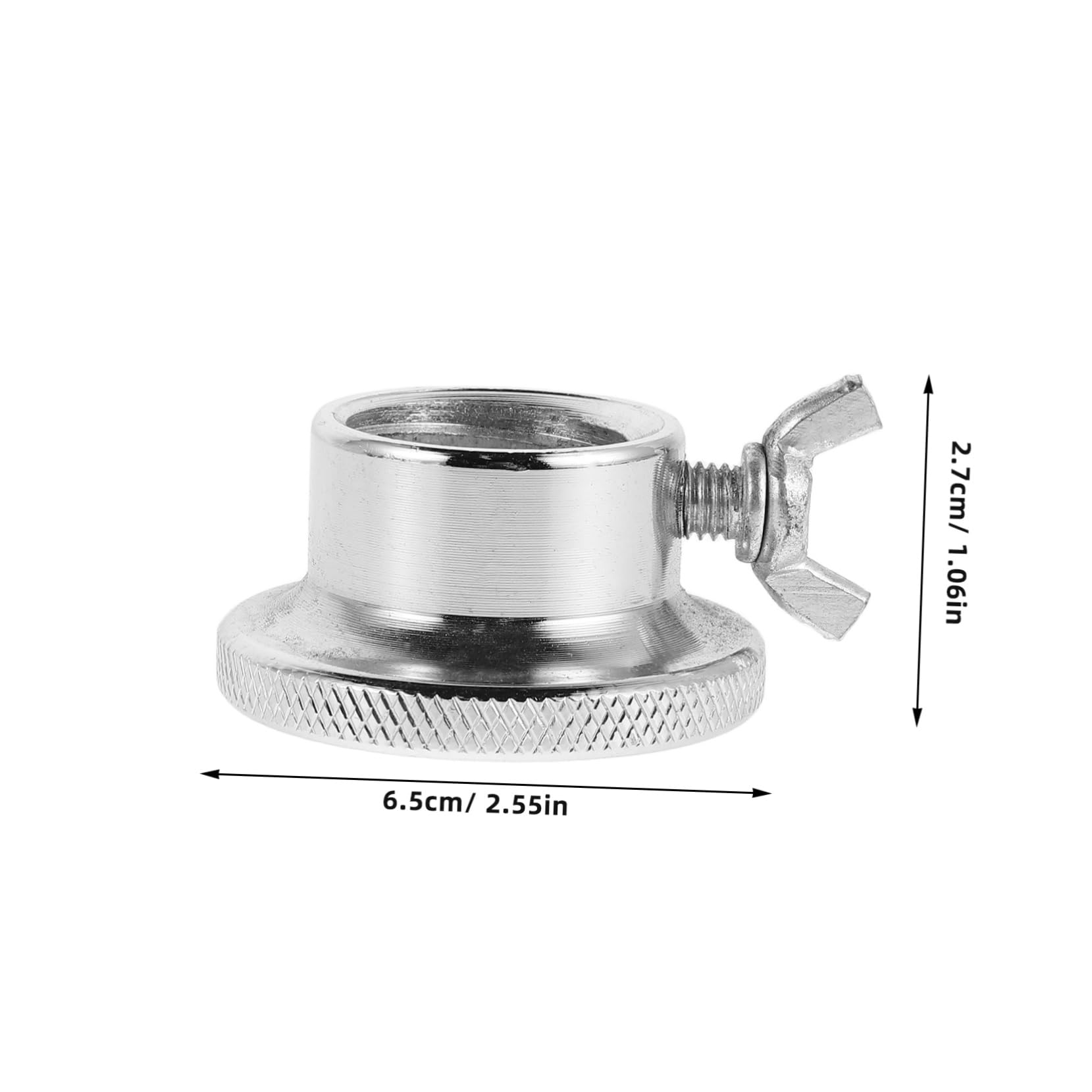 NAMOARLY Fitness Dumbbell Nuts Barbell Collar Clamps Dumbbell Collar Screw Clamps Anti-slip Easy Install for Training