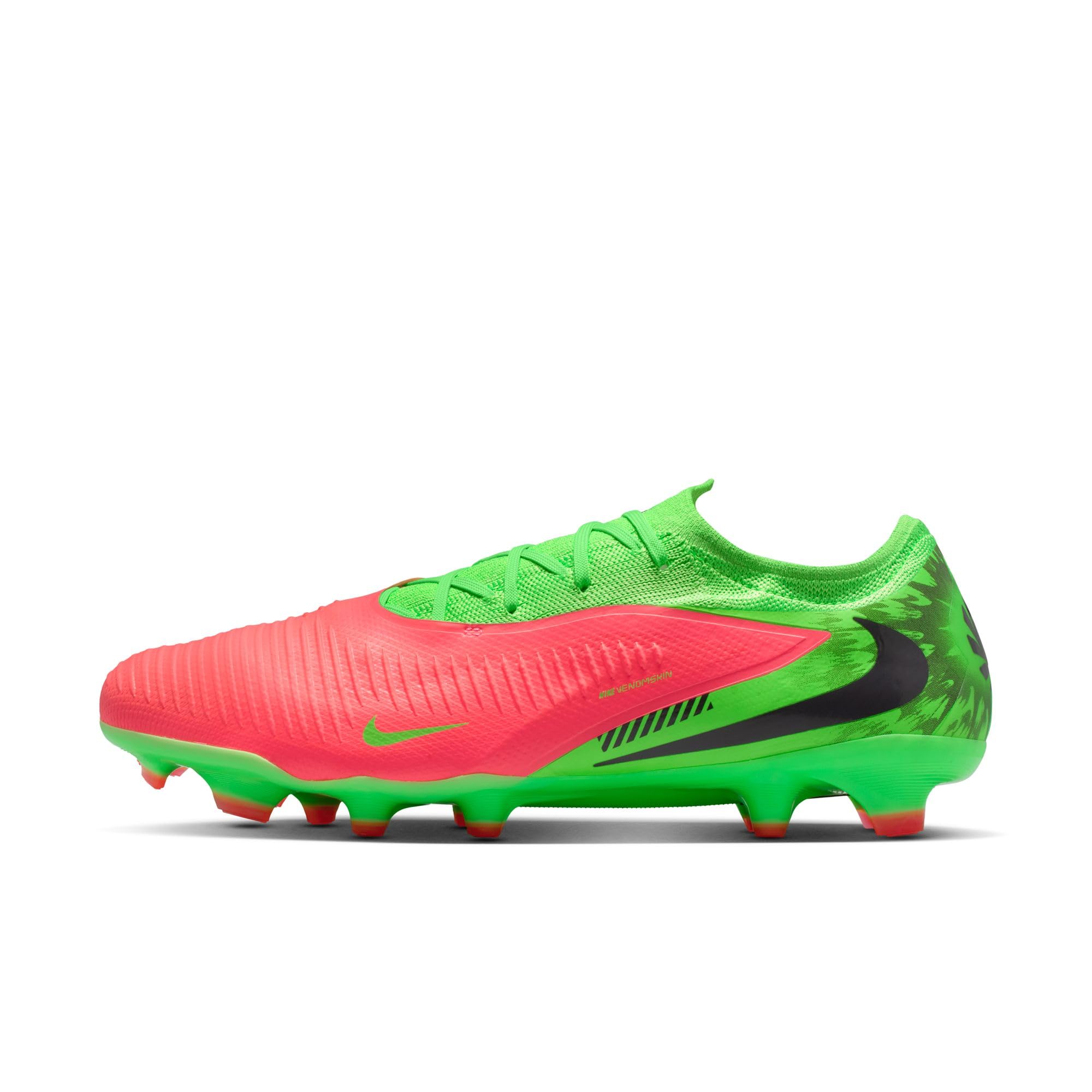Phantom 6 Low Pro Erling Haaland Firm-Ground Soccer Cleats (Hot Punch/Green Strike/Black)