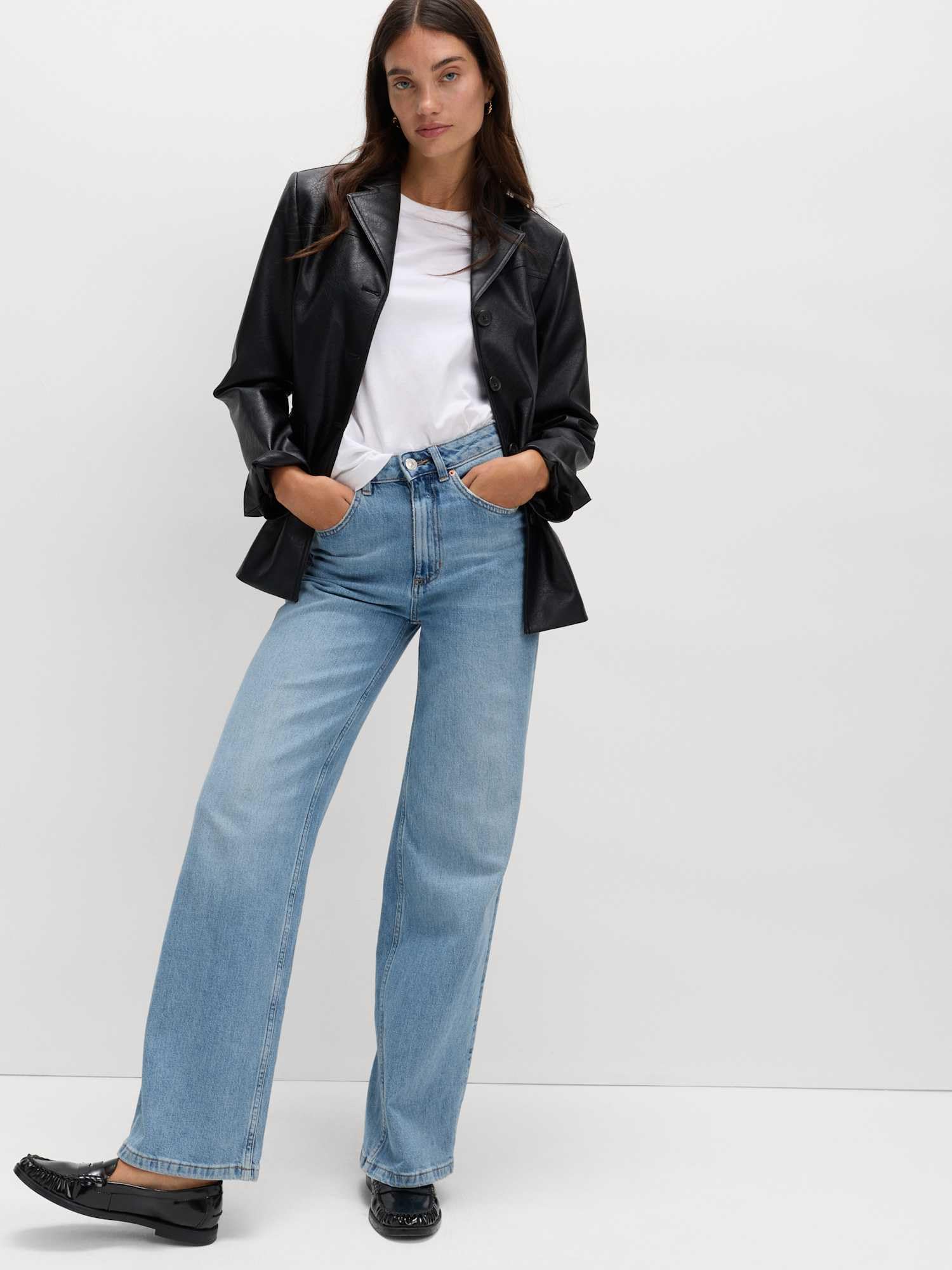 Marks & Spencer Jean Jambes Larges Femme