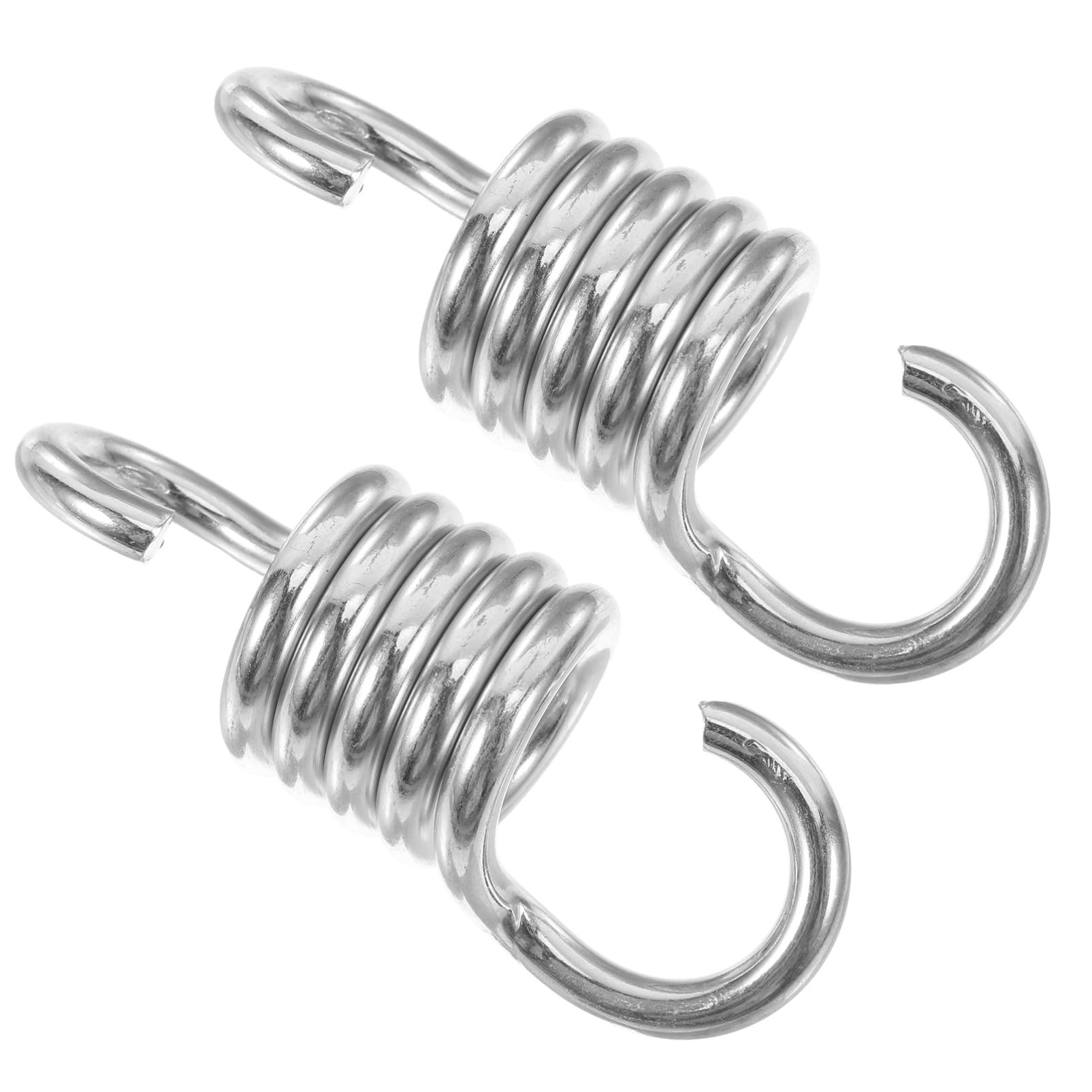 BESPORTBLE Hammock Chair Spring: 2pcs Swing Hooks Heavy Duty, Metal Hammock Spring, Replacement Swing Hook 6.5x37x105mm