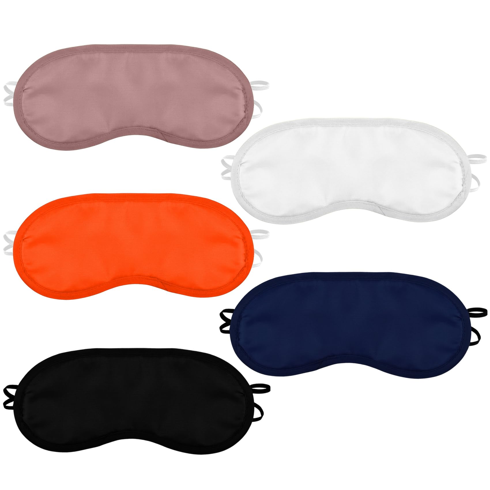 5 Pcs Eye Masks Sleeping Mask Lightweight Shade Blindfold Eye Covers for Sleeping Travel Sleep Party Games Unisex