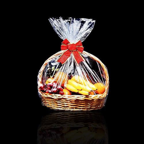 Miniatura 7 de LazyMe Bolsas retráctiles transparentes de celofán, 24 x 30 pulgadas, bolsas retráctiles grandes, transparentes, 20 unidades