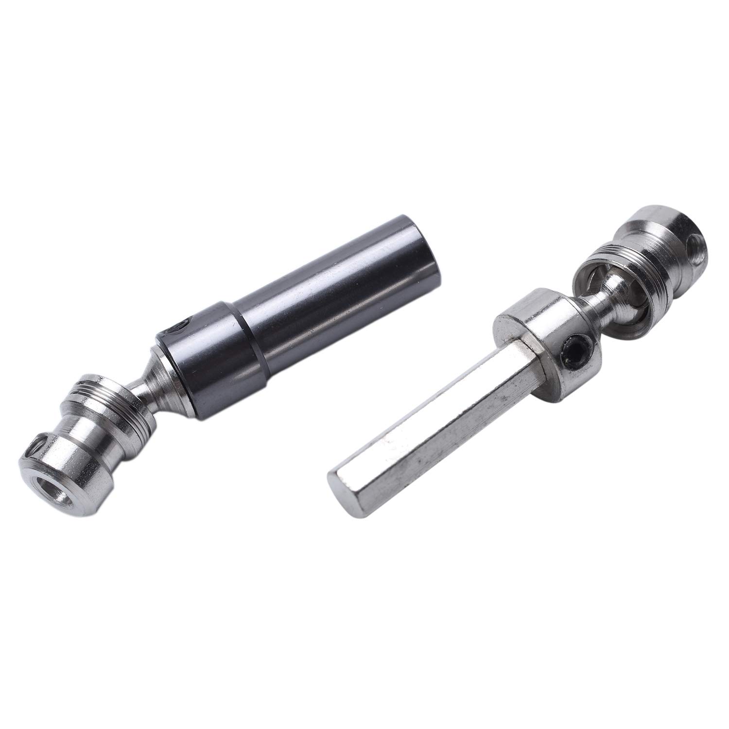 1Pcs Albero di Trasmissione Centrale Posteriore in Metallo Albero di Trasmissione CVD per 1:12 12428 12423 RC Car Short Course Desert Buggy off-Road Titanium