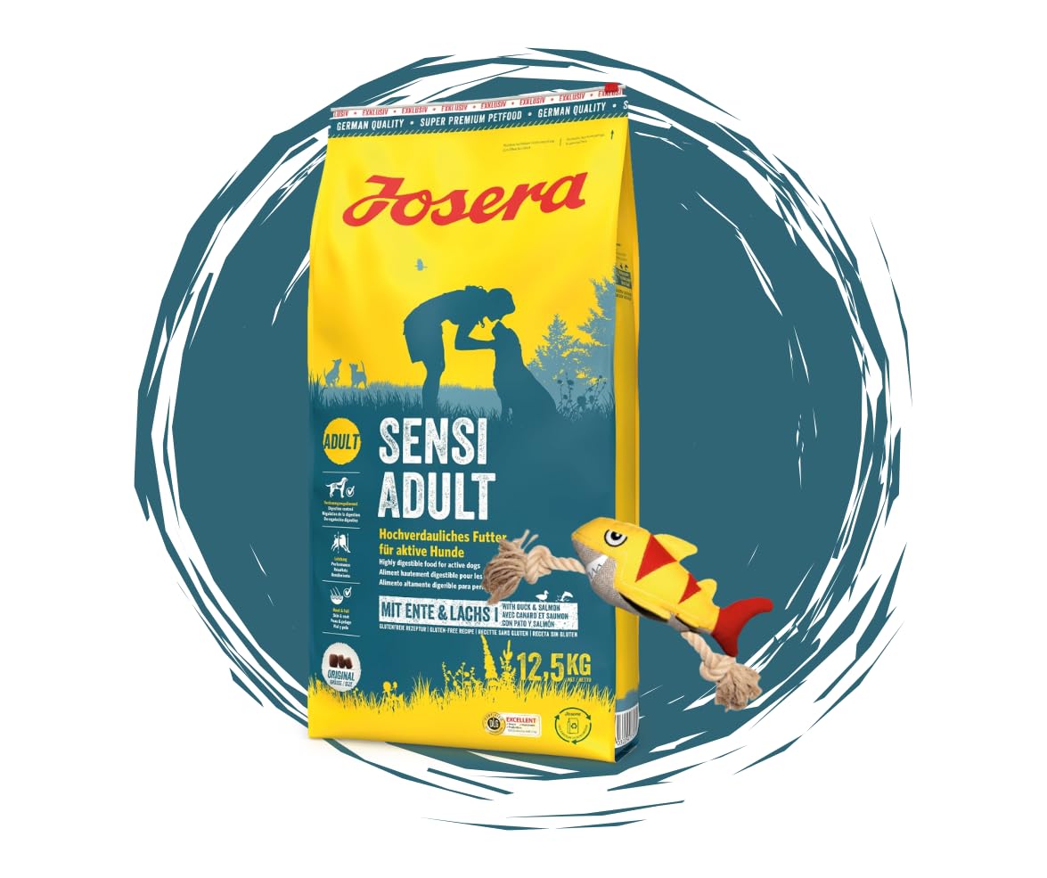 Josera - Hundefutter -Josera Exclusive SensiAdult - Trockenfutter 12,5 KG +  Goodie Hai - hochverdauliches Hundefutter fr aktive Hunde : Amazon.de:  Haustier