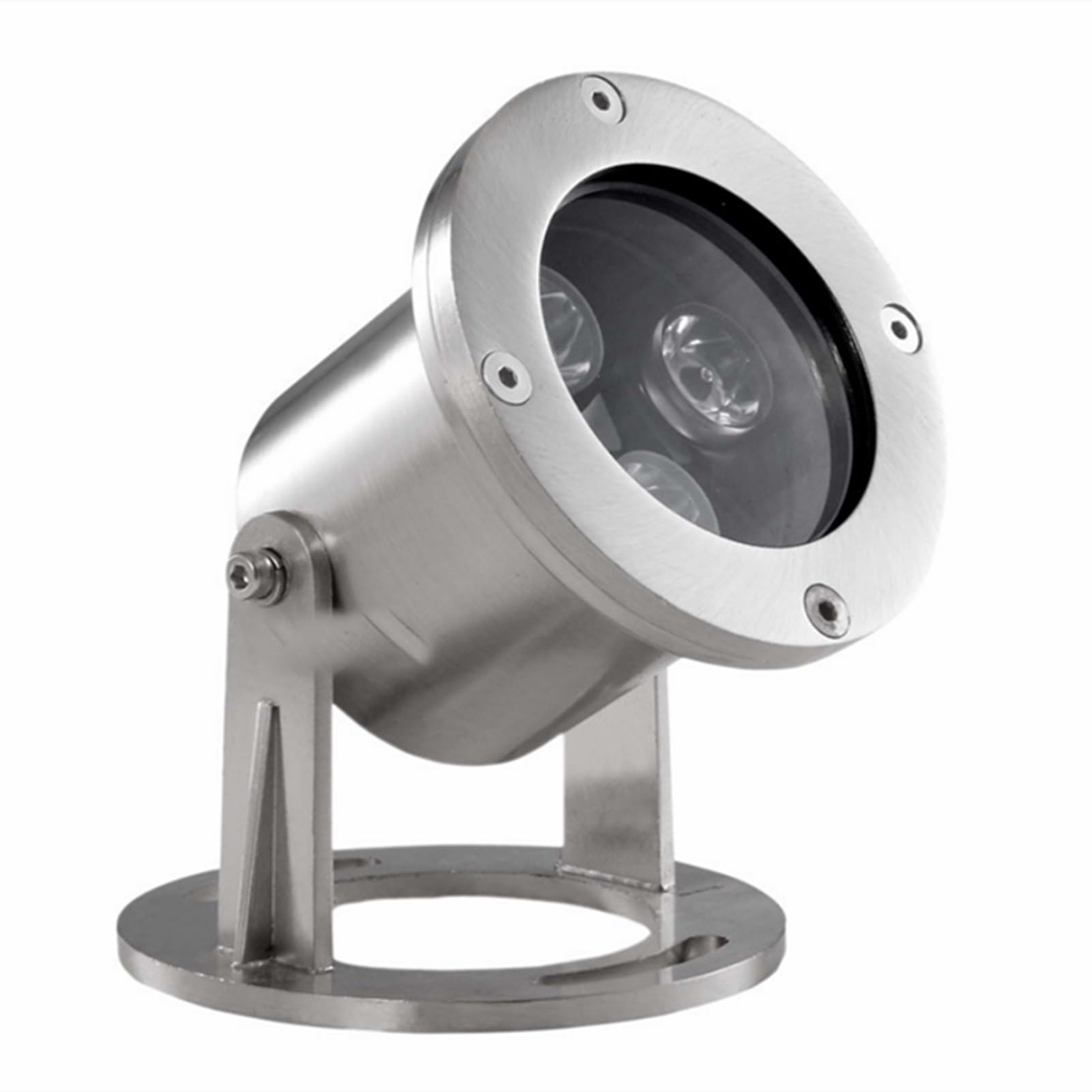 LED Strahler, 3W Wasserdicht Edelstahl Licht für Teich, Brunnen, Park, Pool Beleuchtung
