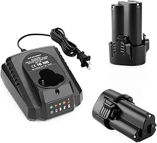 Energup 2Pack 3.6Ah 10.8V Li-Ion Battery for 10.8V Makita Battery BL1013 BL1014 194551-4 194550-6 195332-9 DF030D DF330D TD090D Makita 10.8Volt Battery with 1Pack 7.12/10.8V Makita Battery Charger