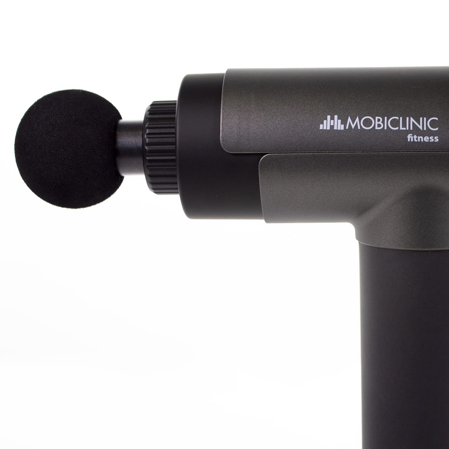 Mobiclinic®fitness, Mobiclinic, Pistolet de massage musculaire, Marque espagnole, Avec écran, 6 têtes différentes, Masseur pour tissus profonds, 30 niveaux d'intensité,