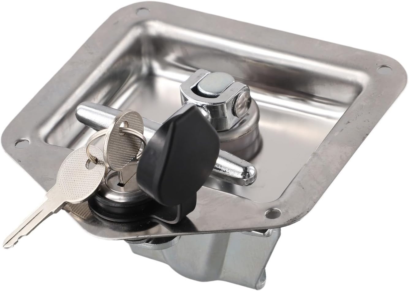 Stainless Steel T Handle Tool Box Latch Lock for Truck RV Camper Trailer Gate Door Cabinets Security