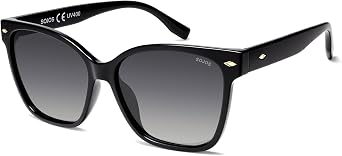 SOJOS Trendy Square Oversized Polarized Sunglasses Women SJ2682 | Retro Womens UV400 Shades