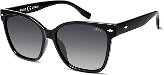 SOJOS Trendy Square Oversized Polarized Sunglasses Women SJ2682