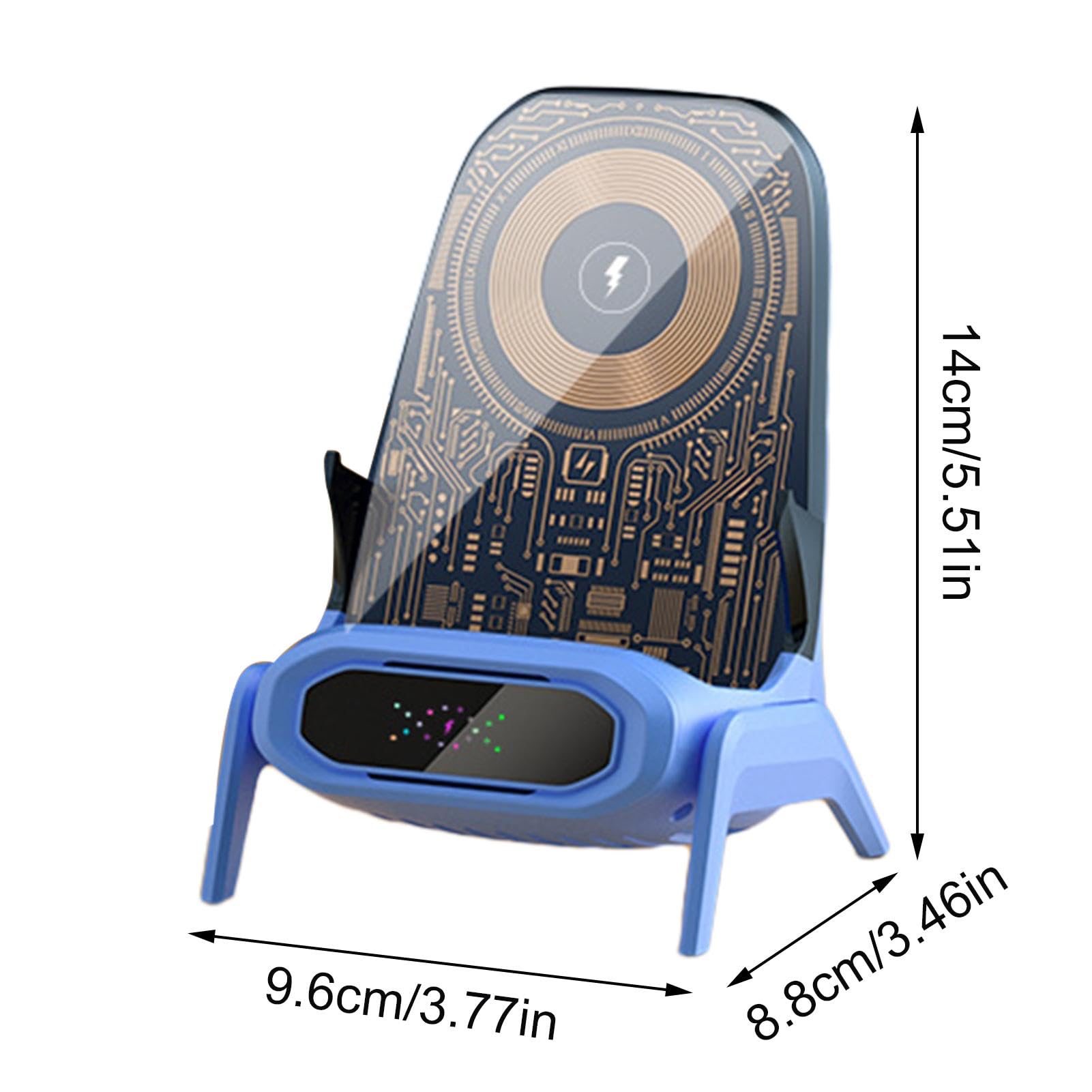 caricatore senza fili del telefono della sedia, caricatore rapido della sedia, stazione di ricarica rapida, caricatore wireless 3 in 1, caricatore wireless magnetico con funzione altoparlante