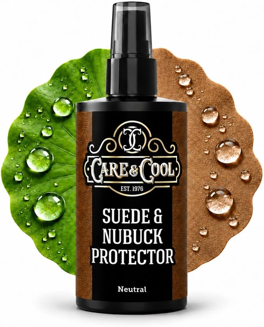 Care & Cool Suede & Nubuck Protector, Lotus Effect Water & Stain Repellent
