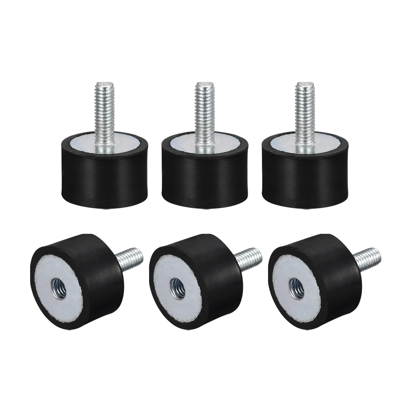 2x M6 Gummipuffer 20x10mm - Stoßdämpfer Für Geräte & Maschinen