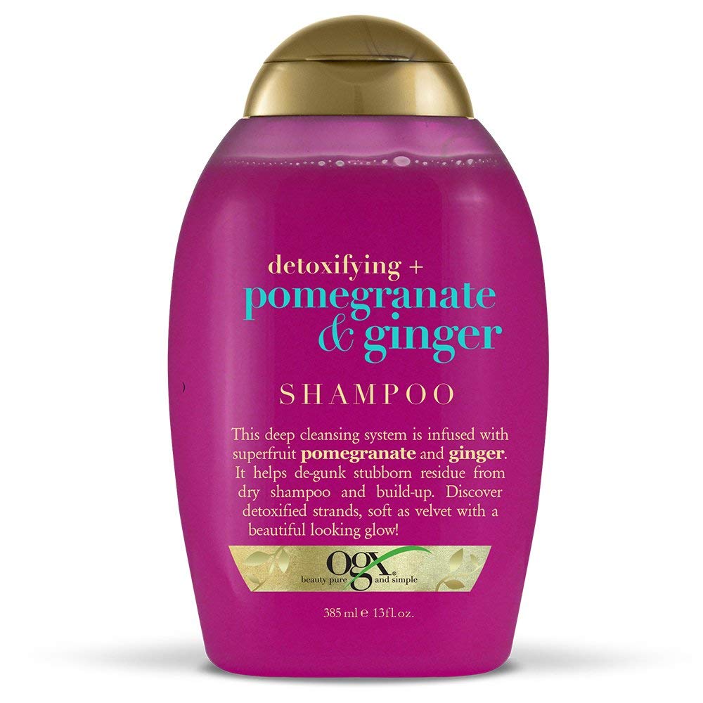 OGXDetoxifying + pomegranate & ginger shampoo, 385ml