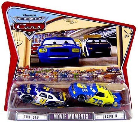 Cars World Of Cars Gasprin and Towcap Movie Moments 2-Pack by Mattel