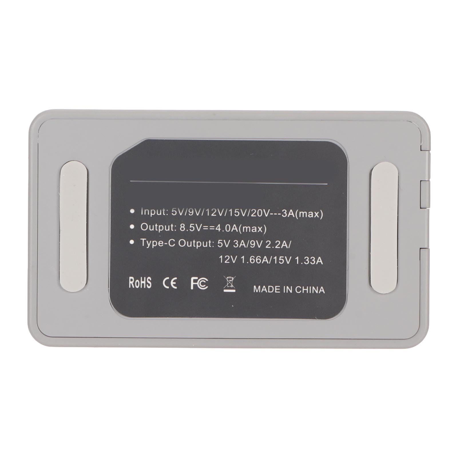 Goshyda Hub de Carga de Batería de Dron Simultáneo de 3 Baterías, Cargador Rápido para Mini 3 Mini Pro, Chip Inteligente PD de 30 W con Protección contra Sobretensión, Almacenamiento de Batería USB C
