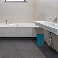 Vista 6 de DAJITRE Cubo de basura pequeño de 1.8 galones, papelera de reciclaje de perfil delgado para espacios compactos, baño, oficina, dormitorio, cocina