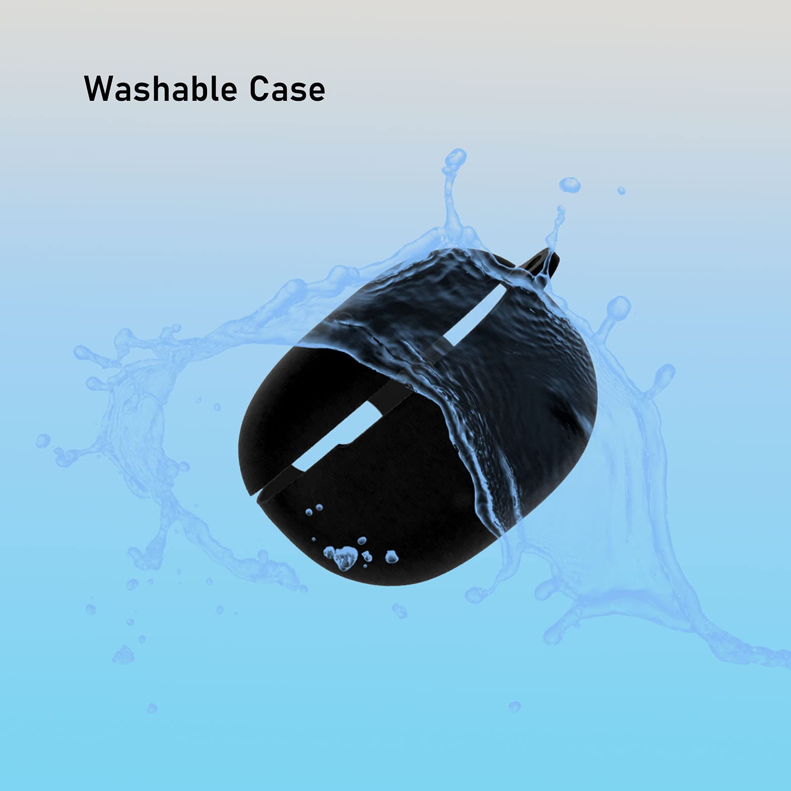 LEFXMOPHY Case Cover Replacement for Beats Studio Buds 2021 New Wireless Earbuds, Black Silicone Protective Skin Sleeve