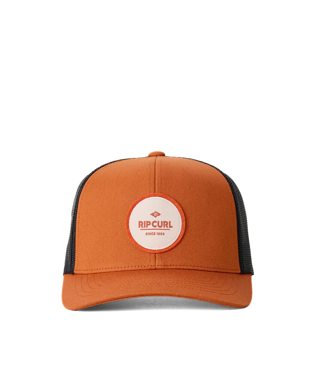 Rip Curl Curve Peak, Structured Trucker Hat, Mesh Snapback Baseball Cap for Men, Adjustable, Bronze 261, One Size