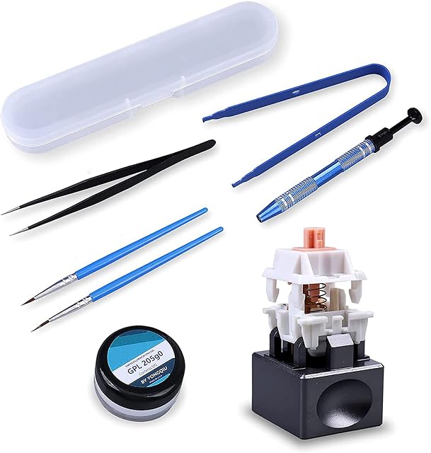 Switch Opener Kit with GPL 205G0 Switch Puller Switch Clamp for Cherry Switches Mechanical Keyboard