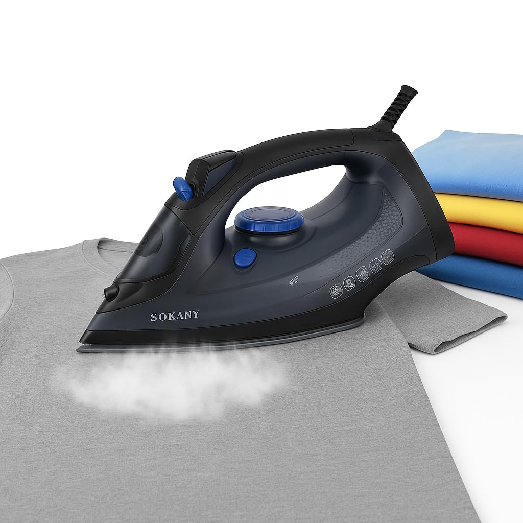Sokany Seramik Tabanlı Buharlı Ütü 350ml Su Hazneli SK-11036